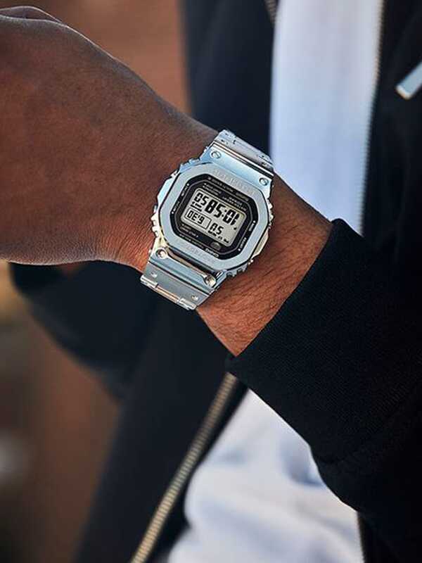 G-SHOCK SOLAR FULL METAL SILVER-TONE BLUETOOTH GMW-B5000D-1CR - Image 6