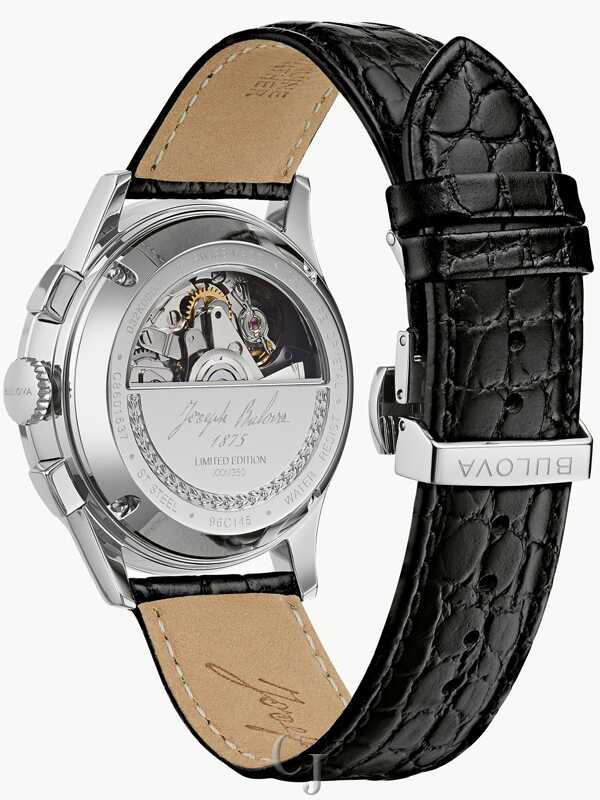 JOSEPH BULOVA CHRONOGRAPH LIMITED EDITION SWISS AUTOMATIC 96C146 - Image 4