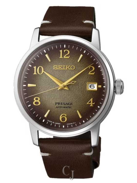 SEIKO PRESAGE COCKTAIL AUTOMATIC HOJICHA LIMITED EDITION WATCH SRPF43