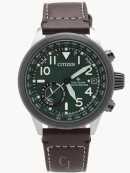 CITIZEN SATELLITE WAVE GPS GREEN DIAL WATCH CC3064-01X