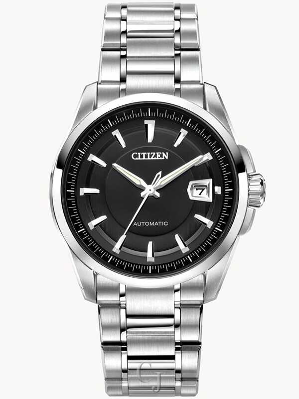 CITIZEN GRAND CLASSIC BLACK DIAL MEN’S WATCH NB0040-58E