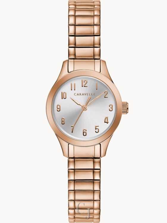 CARAVELLE BY BULOVA DRESS SILVER DIAL WOMEN'S WATCH 44L254