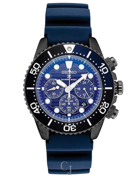 SEIKO PROSPEX SPECIAL EDITION SOLAR CHRONOGRAPH BLUE DIAL MEN WATCH SSC701
