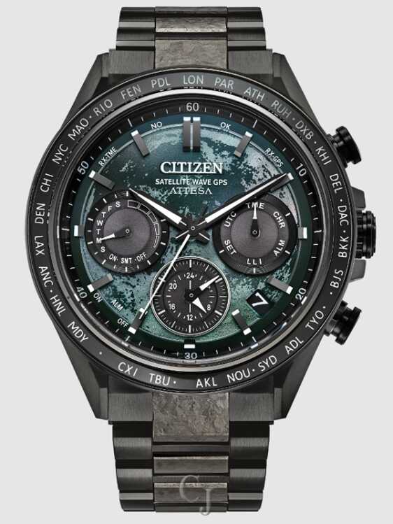 CITIZEN LIMITED EDITION HAKUTO-R MULTIPLE DIAL SUPER TITANIUM / SATELLITE TIMEKEEPING MEN’S WATCH CC4065-61Y
