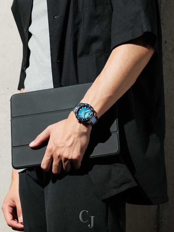 CITIZEN LIMITED EDITION SERIES8 880 GMT BLUE DIAL MEN’S WATCH NB6036-52N - Image 5