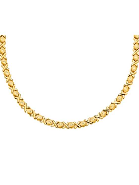 14k Yellow Gold Stampato Necklace