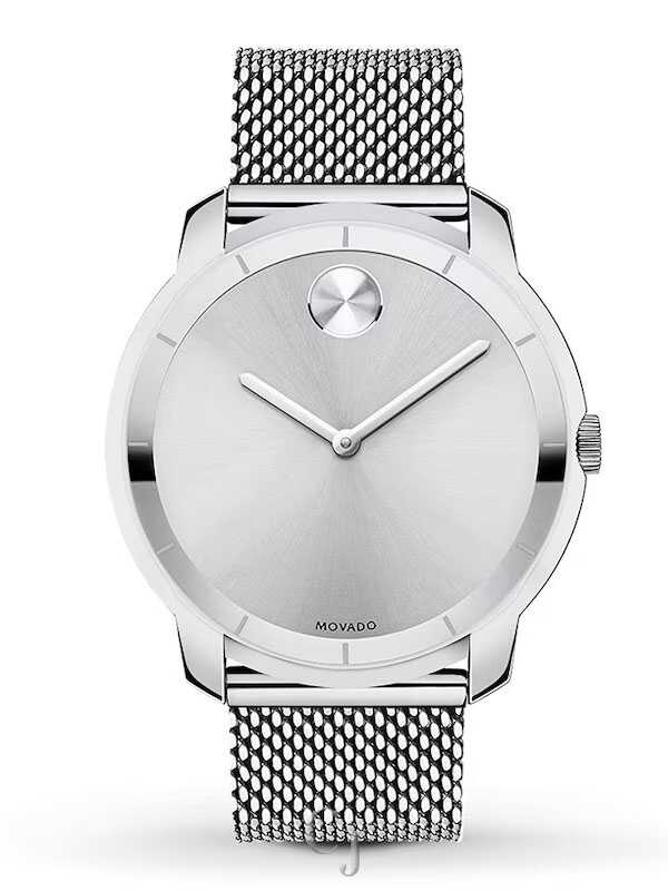 Movado Bold Silver-Tone Dial Men’s Watch 3600260