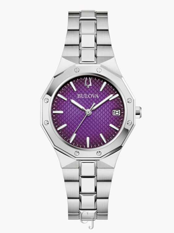 BULOVA PRESTIGE PURPLE DIAL MEN’S WATCH 96M168