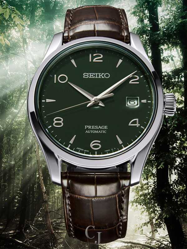 SEIKO PRESAGE LIMITED EDITION GREEN DIAL MEN’S WATCH SPB111 - Image 4