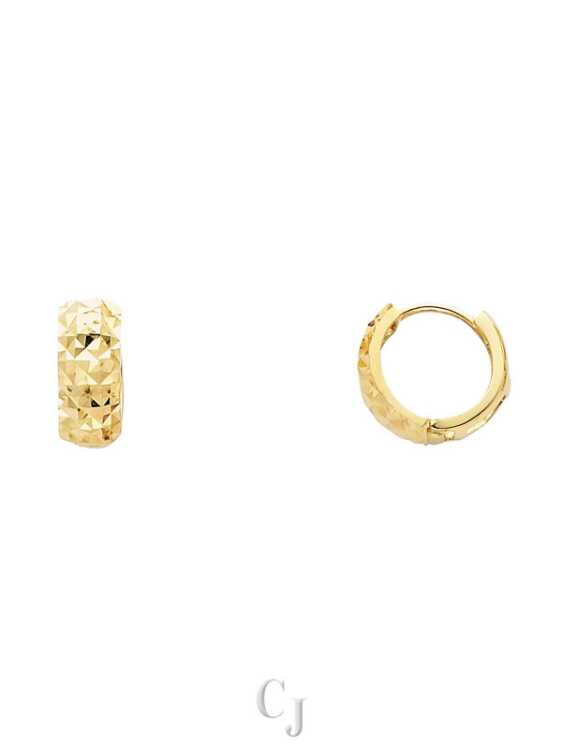 14KY DC Huggies Earrings