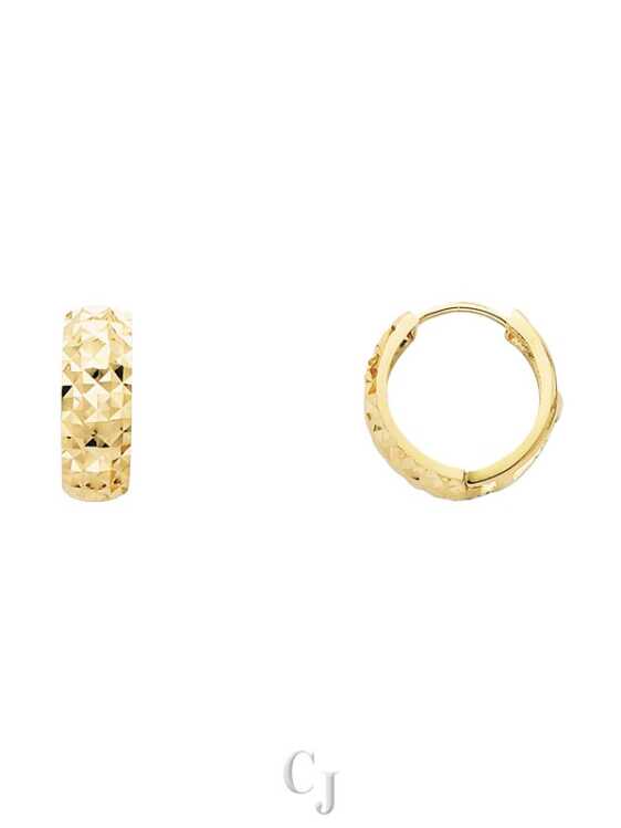 14KY DC Huggies Earrings