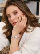 Bulova Surveyor Light Blue Dial Women’s Stainless Steel Watch 96L345 - Image 4