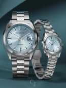 Bulova Surveyor Light Blue Dial Women’s Stainless Steel Watch 96L345 - Image 5