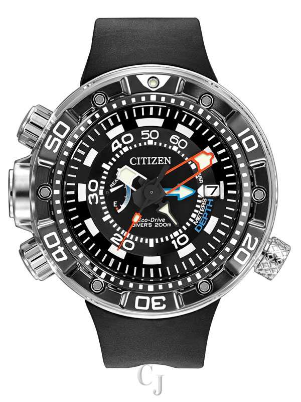CITIZEN PROMASTER AQUALAND 200M DEPTH METER BN2029-01E